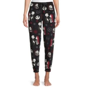 TNBC L Fleece Lounge Pants Jack Sally Nightmare Before Christmas 1505-CM